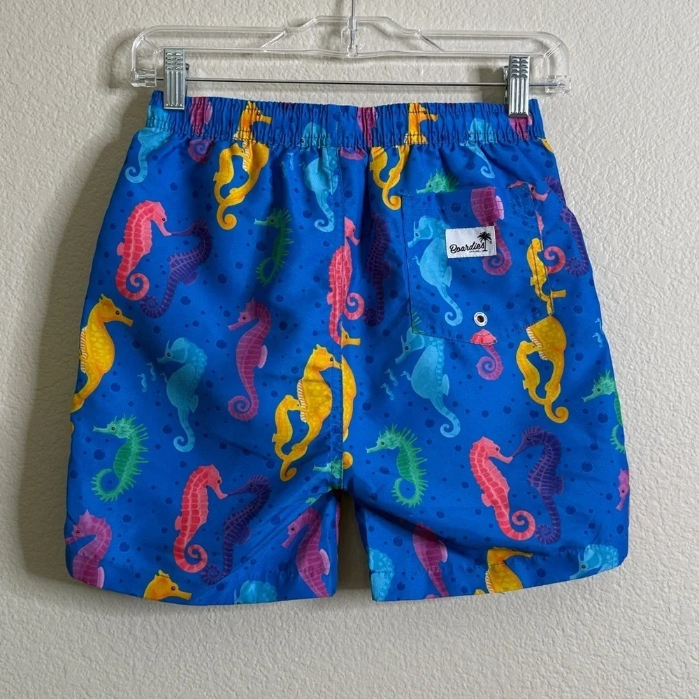 Boardies seahorse II kids swim trunks size 11-12 NWT